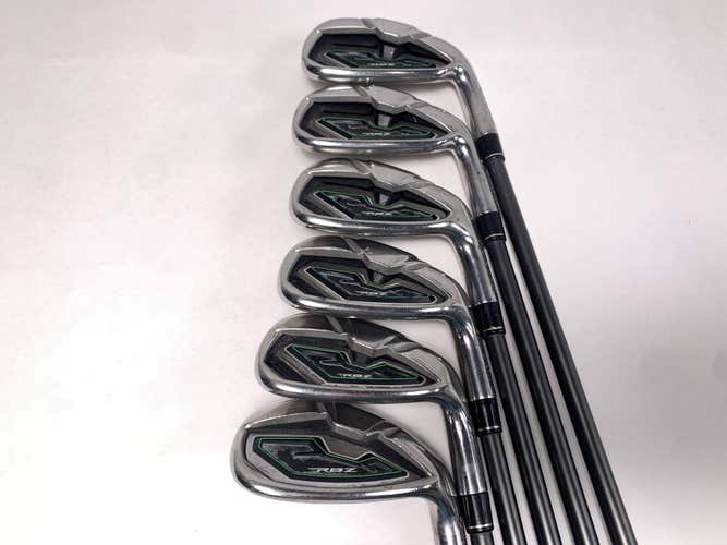 TaylorMade RocketBallz HP Iron Set 6-PW+GW RBZ 65g Regular Graphite Mens RH