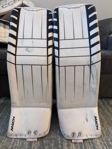 Pro Stock 35" +2 Bauer Supreme Mach Goalie Leg Pads (Used)