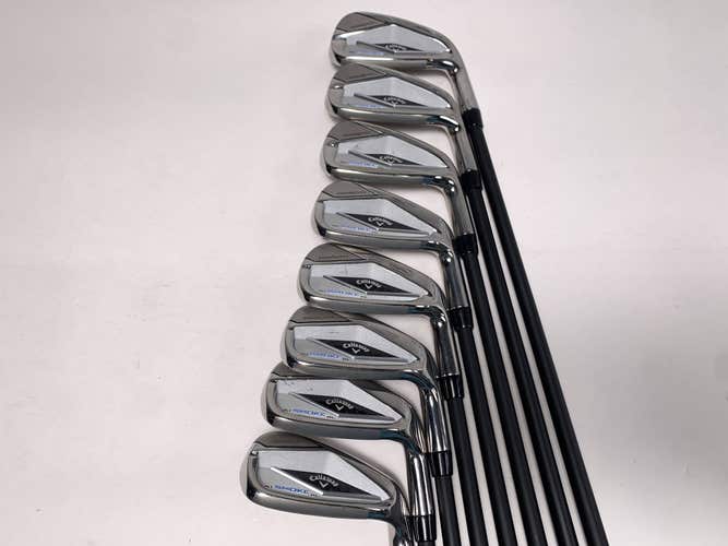 Callaway Paradym Ai Smoke HL Iron Set 5-PW+GW+SW Cypher Fifty 5.0 Senior Mens RH