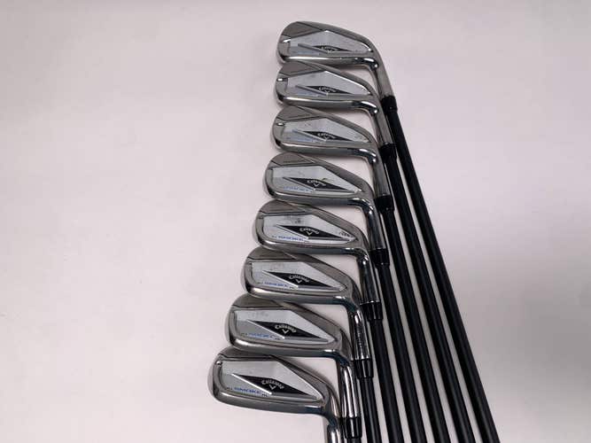 Callaway Paradym Ai Smoke HL Iron Set 5-PW+GW+SW Cypher Sixty 5.5 Regular RH