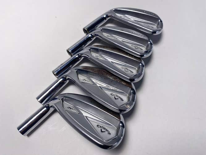 Callaway X Forged Iron Set 5-PW HEADS ONLY Mens LH No 9 iron
