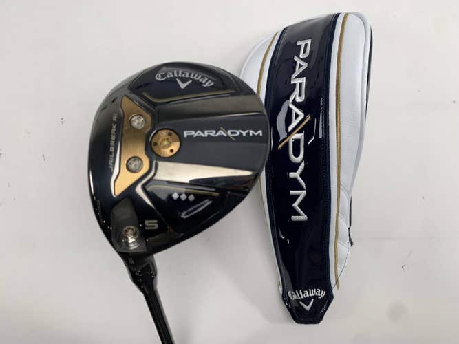 Callaway Paradym Triple Diamond 5 Fairway 18* HZRDUS 6.0 Gen 4 Dual Stiff LH HC