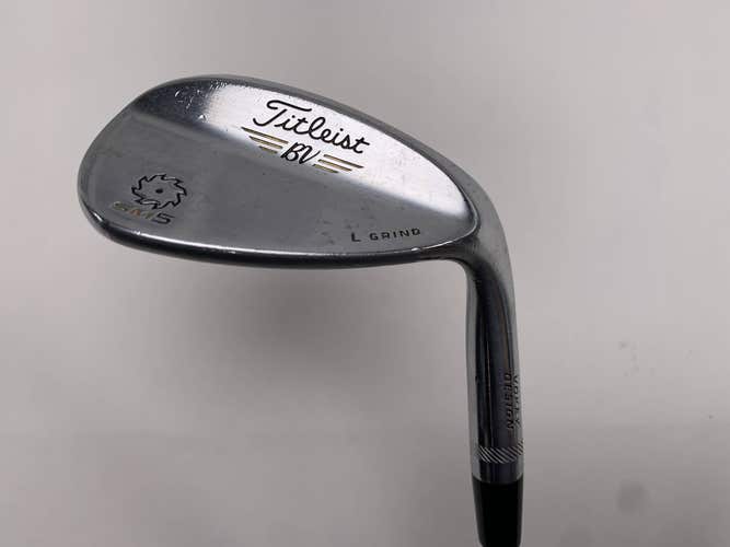 Titleist Vokey SM5 Tour Chrome Lob Wedge LW 58* 4 L-Grind Wedge Steel Mens RH