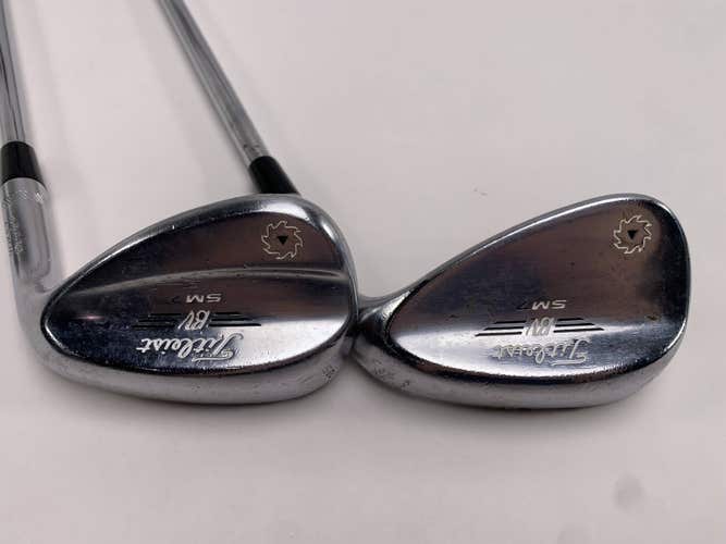 Titleist Vokey SM7 Tour Chrome Wedge Set 54* 10 | 60* 10 Wedge Steel Mens RH