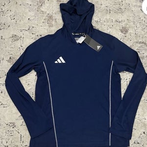 Adidas Women's Small Navy Blue Hooded Long Sleeve Utility Shirt(New)