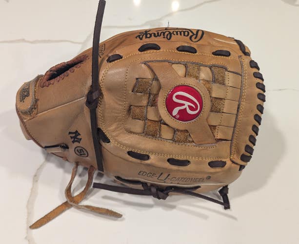 Rawlings RTD-51 Bernie Williams Signature Baseball Glove 13.5 with NY & #51 Logo