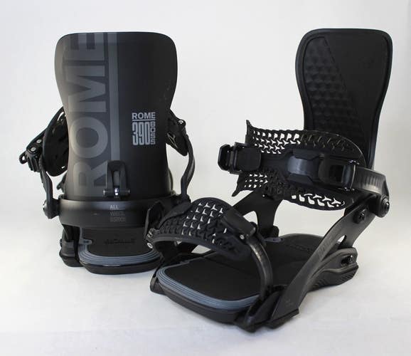 Rome 390 Boss FW Snowboard Bindings M/L (Men's US 7.5-10) Black 2026 Demo