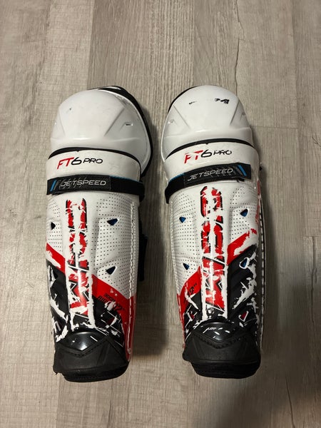 Junior CCM Jetspeed ft6 pro 12" Shin Pads (Used)