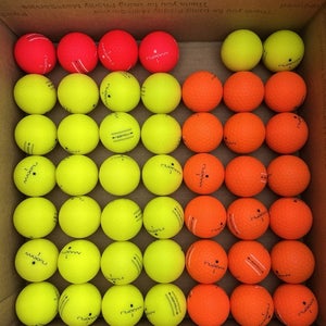 48 NEW Maxfli SoftFli Matte Orange/Red/Yellow/