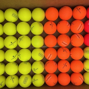 48 NEW Maxfli SoftFli Matte Orange/Red/Yellow/