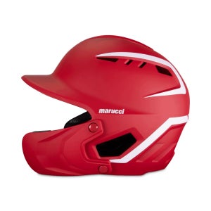 Marucci Duravent Batting Helmet, SR 7 1/8-         7 1/2, Two Tone Red/White (New)
