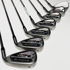 Cobra F-Max Superlite Iron Set 5-9, PW, GW Right Handed Stiff Flex Steel Shafts
