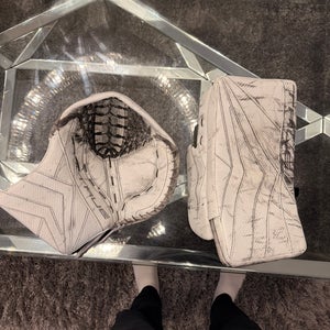 2024 True Catalyst PX3 Regular (Used) pro stock game worn glove blocker set