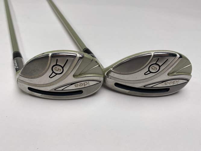 Adams 2014 Idea Womens 5 & 6 Hybrid Set 25* 28* Grafalloy Ultralite 5 Ladies RH