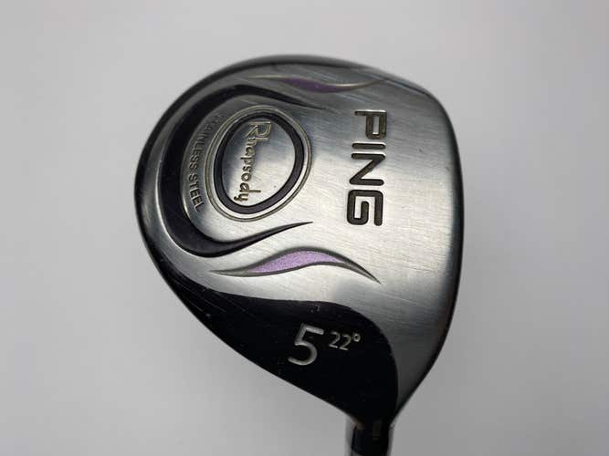 Ping Rhapsody 5 Fairway Wood 22* ULT 129 Ultra Light Ladies RH Undersize Grip