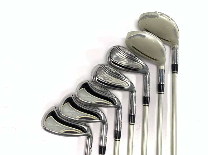 Adams Idea Womens 2014 Iron Set 5H-6H 7-PW+SW Idea 50g Ladies RH