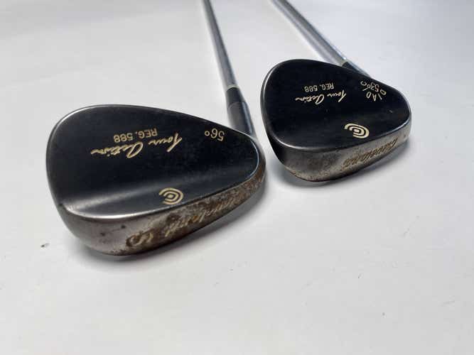 Cleveland 588 DSG Gunmetal Wedge Set 53* 56* True Temper DG Wedge Steel Mens RH