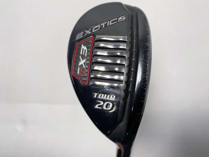 Tour Edge Exotics EX9 Tour 3 Hybrid 20* Fujikura Pro 73h 73g Stiff RH