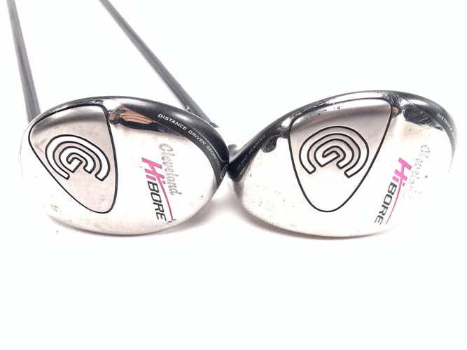 Cleveland Hibore Womens Series 3 & 5 Fairway Wood Set 15* 18* W Series Womens RH