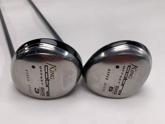 Cobra SS Hyper Steel Offset 3 & 5 Fairway Wood Set 15* 18* Ladies RH