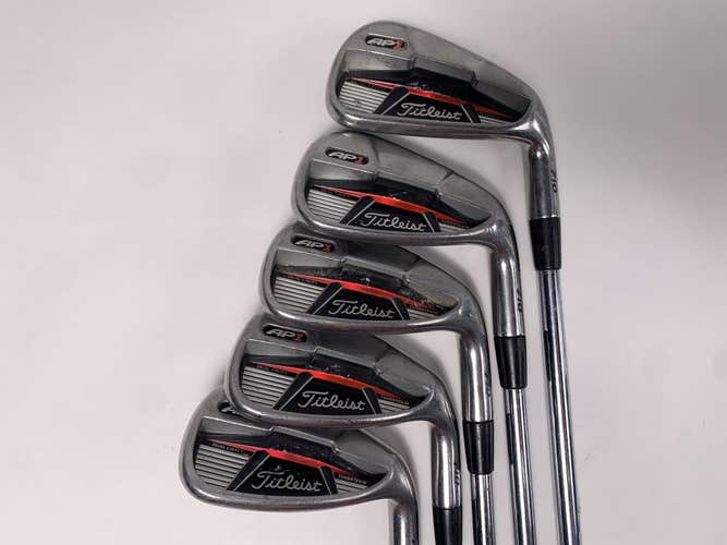 Titleist 710 AP1 Iron Set 6-PW+GW NS Pro 105T Regular Steel Mens RH No 7 iron