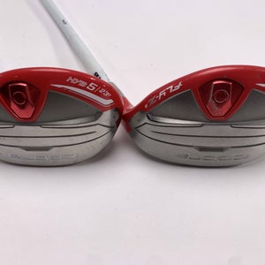 Cobra Fly-Z Womens 4 & 5 Hybrid Set 22* 25* Matrix Fly-Z Stiff Graphite Mens RH
