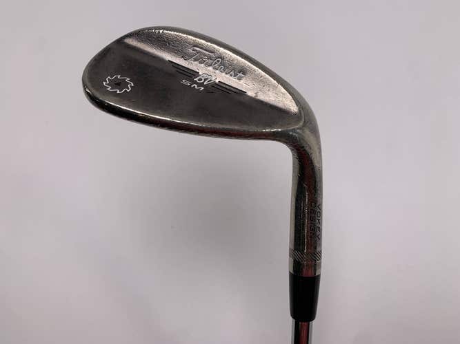 Titleist Vokey SM7 Brushed Steel Sand Wedge SW 56* 8 AMT Black R300 Mens RH