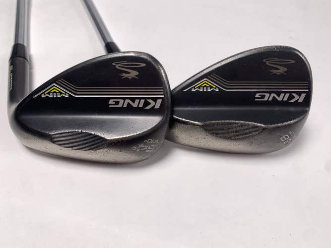 Cobra KING MIM Black Wedge Set 54* 10 58* 6 KBS Tour 90 Regular Steel Mens RH