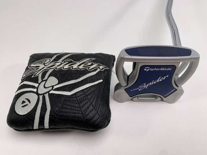 TaylorMade My Spider Tour Custom Putter 33" Silver & Blue Mens RH HC
