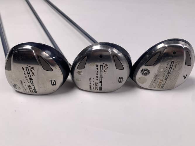 Cobra SZ Offset Wood Set 3 5 7 | 15* 18* 21* Aldila HM Tour 50g Ladies RH