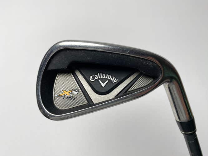 Callaway X2 Hot Single 6 Iron 60g Regular Graphite Mens RH