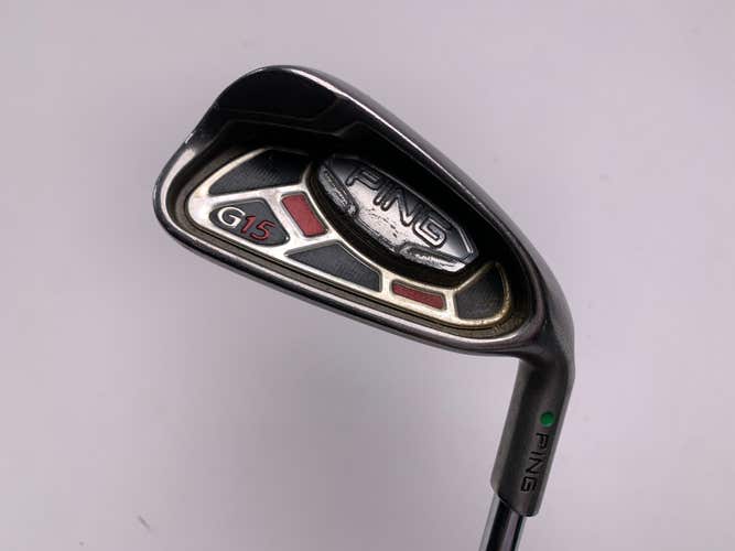 Ping G15 Single 7 Iron Green Dot 2* Up AWT Stiff Steel Mens RH