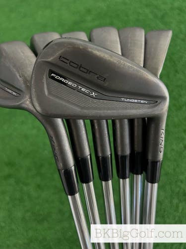 Cobra King Forged Tec X 23 Black Iron Set 5-G / KBS Tour Lite Regular