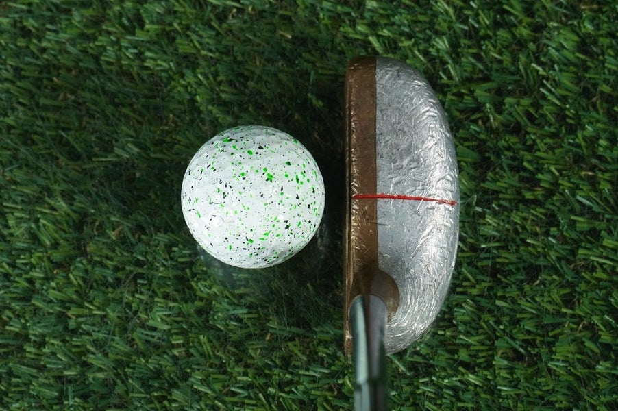 VINTAGE ACUSHNET BULLS EYE PUTTER MID-MALLET 34" MLF4P FLUTED SHAFT RH ~ LOOK!!