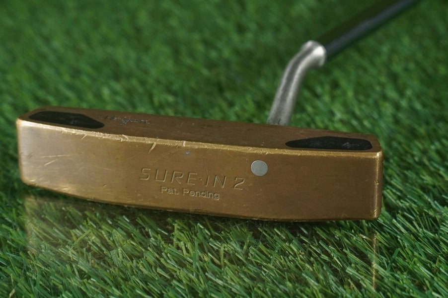 VINTAGE BEN HOGAN SURE-IN 2 PUTTER BLADE 36" RH ~ LOOK!!