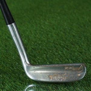 VINTAGE PRO MADE GOOSE NECK 10 IRON / PUTTER BLADE 35.5" HEEL SHAFTED RH ~ LOOK!