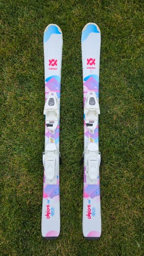 Kid's 2020 All Mountain 100 cm Volkl Chica Jr Skis With Bindings (Used)