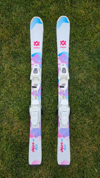 Kid's 2020 All Mountain 100 cm Volkl Chica Jr Skis With Bindings (Used)