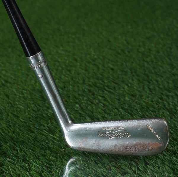 VINTAGE WALTER HAGEN CONTINENTAL 9 IRON / PUTTER BLADE 35" GRAPHITE RH ~ LOOK!!