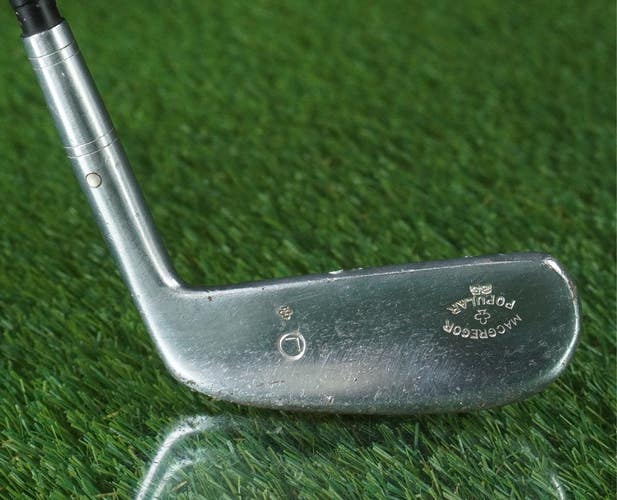 VINTAGE MACGREGOR POPULAR 35 9 IRON / PUTTER BLADE PYRATONE WOOD SHAFT 33.5" RH