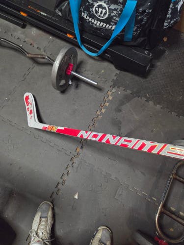 Senior Whiteout Right Handed Hockey Stick MC 77 Flex Pro Stock (Used)