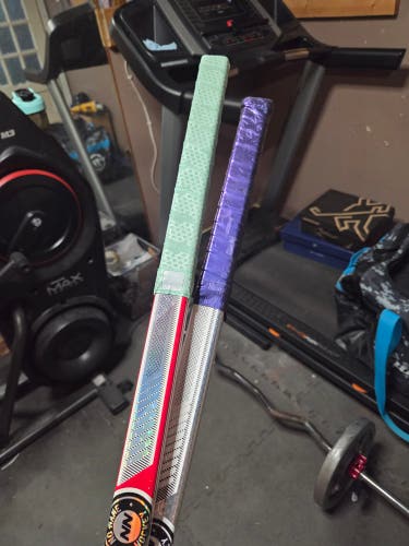 Senior Whiteout Right Handed Hockey Stick MC 77 Flex Pro Stock (Used)