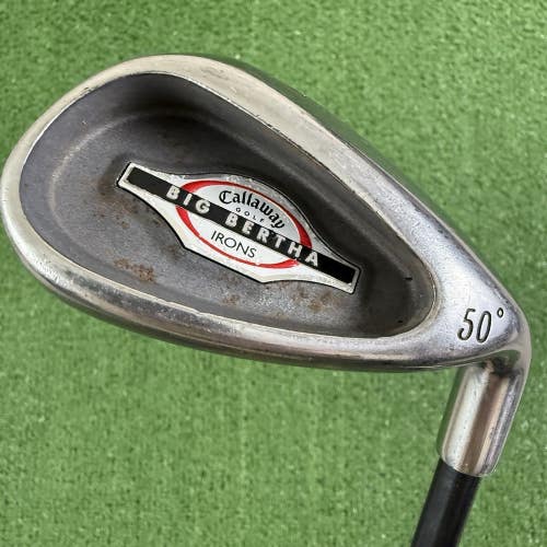Callaway Big Bertha 2002 50 Gap Wedge RCH 75i Firm Stiff Flex Graphite 35