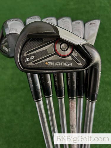 Taylormade Burner 2.0 Black Iron Set 4-P / True Temper 85 Stiff +1/2