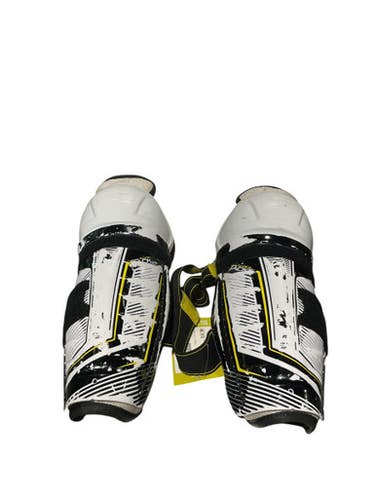 Used CCM LTP SHIN Intermediate Shin Guards White 10" 11834-S000017585