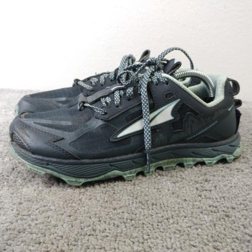 Altra Lone Peak 4.5 Womens Size 7 Trail Running Shoes AL0A4QTX446 Gray Sneakers