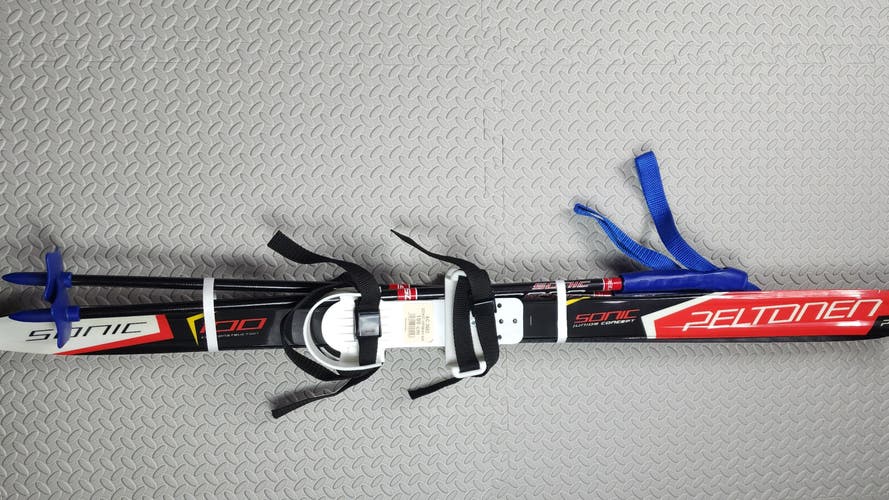 Kid's 100 cm Peltonen Sonic Skis Nordic Cross Country With Bindings (New)