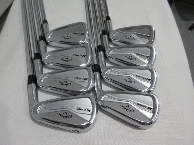 Callaway X-Forged 25 Iron Set - 3-PW- DG Ti X100 Extra Stiff X Flex Steel - MINT