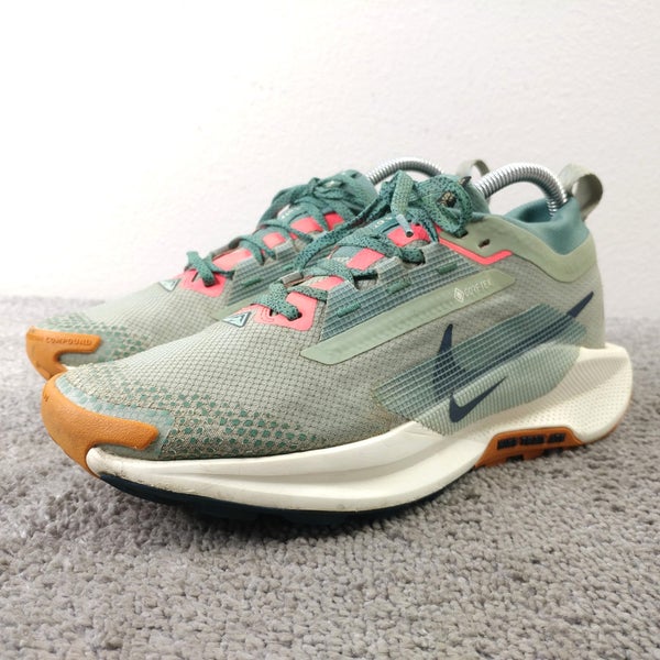 Nike Pegasus Trail 5 Mens Size 7 Trail Running Shoes FQ0908-300 Green Low Top