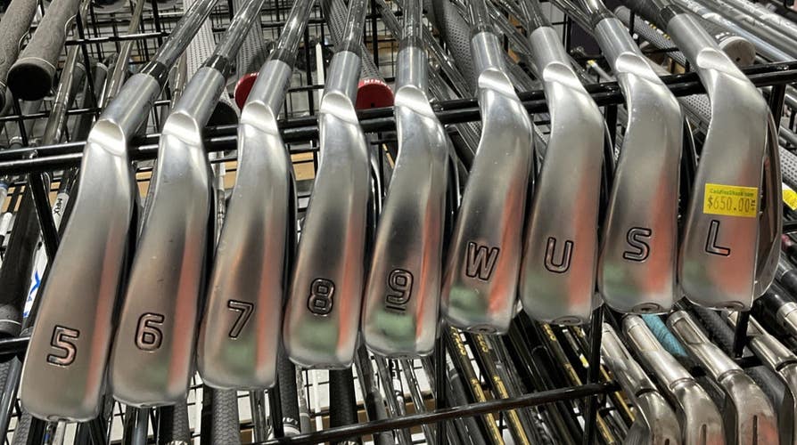 Ping G425 Green Dot 5-P+U+S+L Irons Set 38" AWT 2.0 Regular Flex Steel RH USED